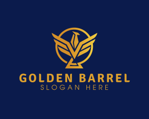 Golden Bird Premium  logo design