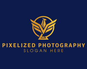 Golden Bird Premium  logo design