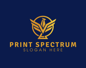 Golden Bird Premium  logo design