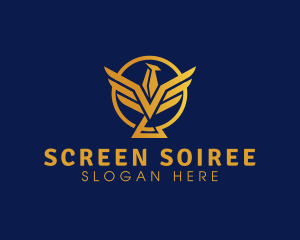 Golden Bird Premium  logo design