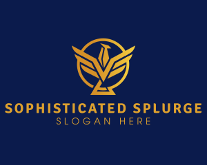 Golden Bird Premium  logo design