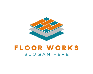 Brick Tile Flooring logo