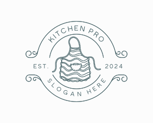 Kitchen Apron Garment logo design