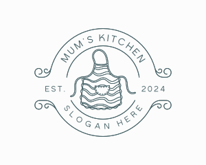 Kitchen Apron Garment logo design