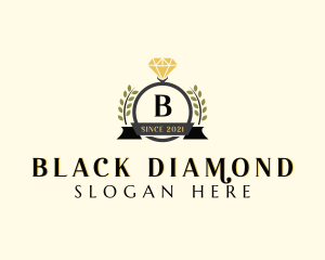 Laurel Diamond Ring logo design