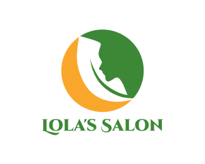 Leaf Head Salon logo design