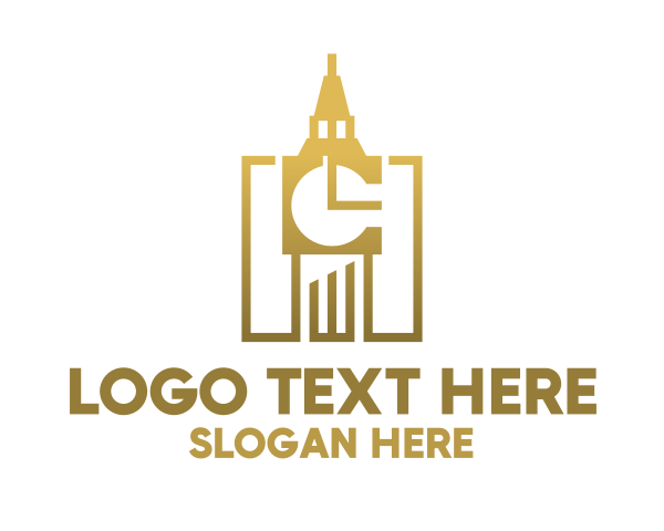 Gold Building logo example 4