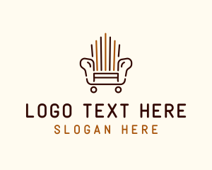 Armchair Outline Furniture logo