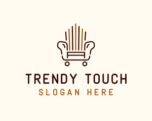 Armchair Outline Furniture logo