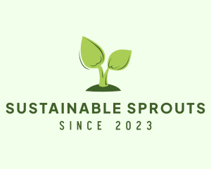 Leaf Sprout Gardening logo