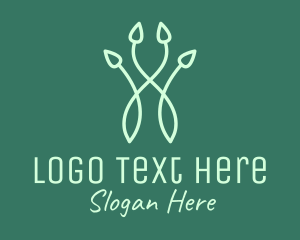 Simple Leaf Branch logo