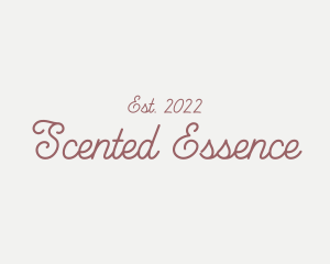 Feminine Fragrance Cursive logo