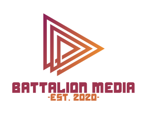 Media Player Button logo design