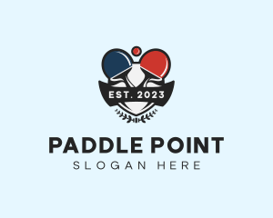 Table Tennis Sports Tournament logo design