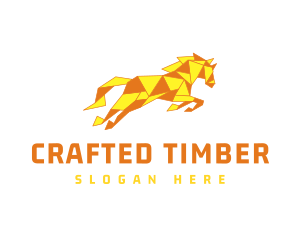 Stallion Paper Folding logo design