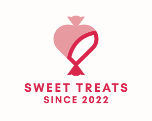 Candy Heart Valentines logo design
