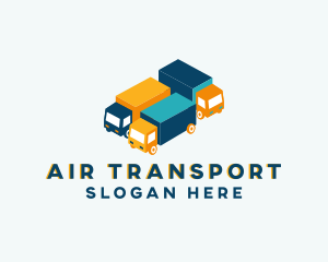 Truck Vehicle Transportation logo design