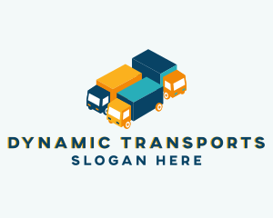 Truck Vehicle Transportation logo design