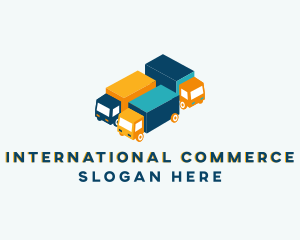 Truck Vehicle Transportation logo design