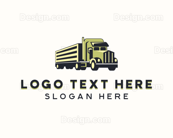 Forwarding Freight Truck Logo