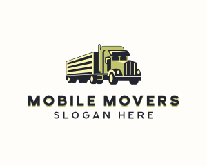 Forwarding Freight Truck logo design