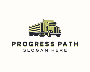 Forwarding Freight Truck logo design