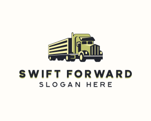 Forwarding Freight Truck logo design