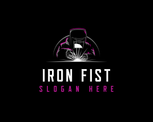 Industrial Welder Fabrication logo design