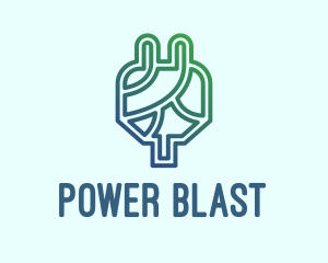 Eco Power Plug  logo design