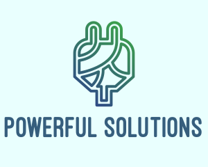 Eco Power Plug  logo design