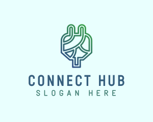 Eco Power Plug  logo design