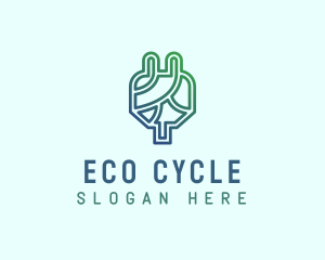 Eco Power Plug  logo design