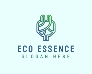 Eco Power Plug  logo design