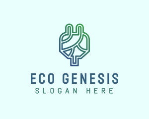 Eco Power Plug  logo design