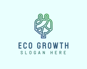 Eco Power Plug  logo design