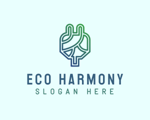 Eco Power Plug  logo design