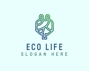 Eco Power Plug  logo design