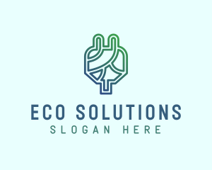 Eco Power Plug  logo design