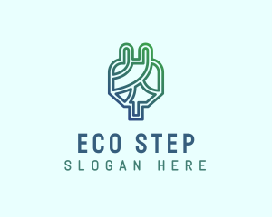 Eco Power Plug  logo design