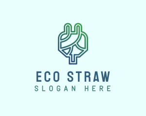 Eco Power Plug  logo design