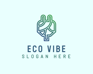 Eco Power Plug  logo design