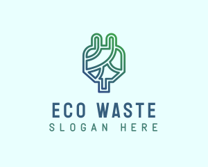 Eco Power Plug  logo design