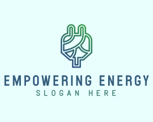 Eco Power Plug  logo design