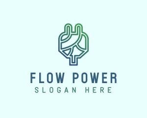 Eco Power Plug  logo design