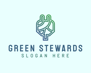 Eco Power Plug  logo design