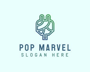 Eco Power Plug  logo design