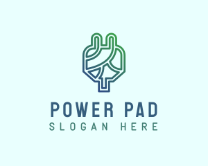 Eco Power Plug  logo design