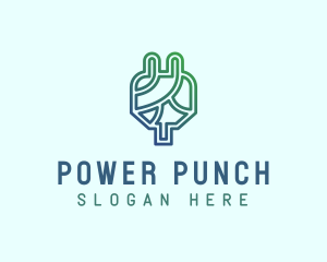 Eco Power Plug  logo design