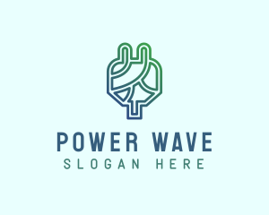 Eco Power Plug  logo design