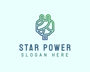 Eco Power Plug  logo design